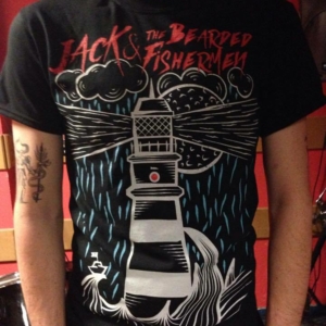 Jack &amp;amp; the bearded fishermen t-shirt design